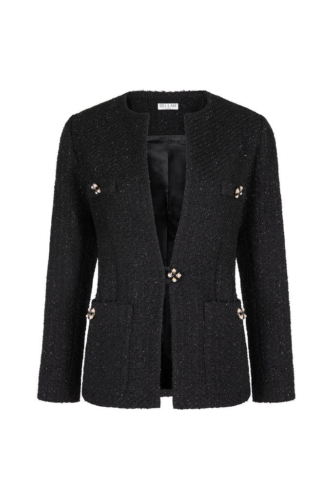 Charlotte Black Sparkle Jacket