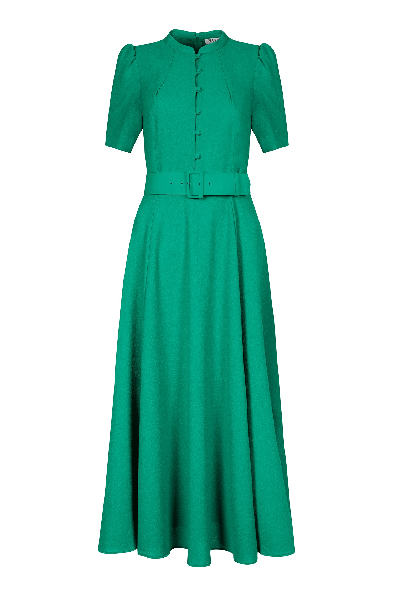 Ahana Emerald Short Sleeve Dress