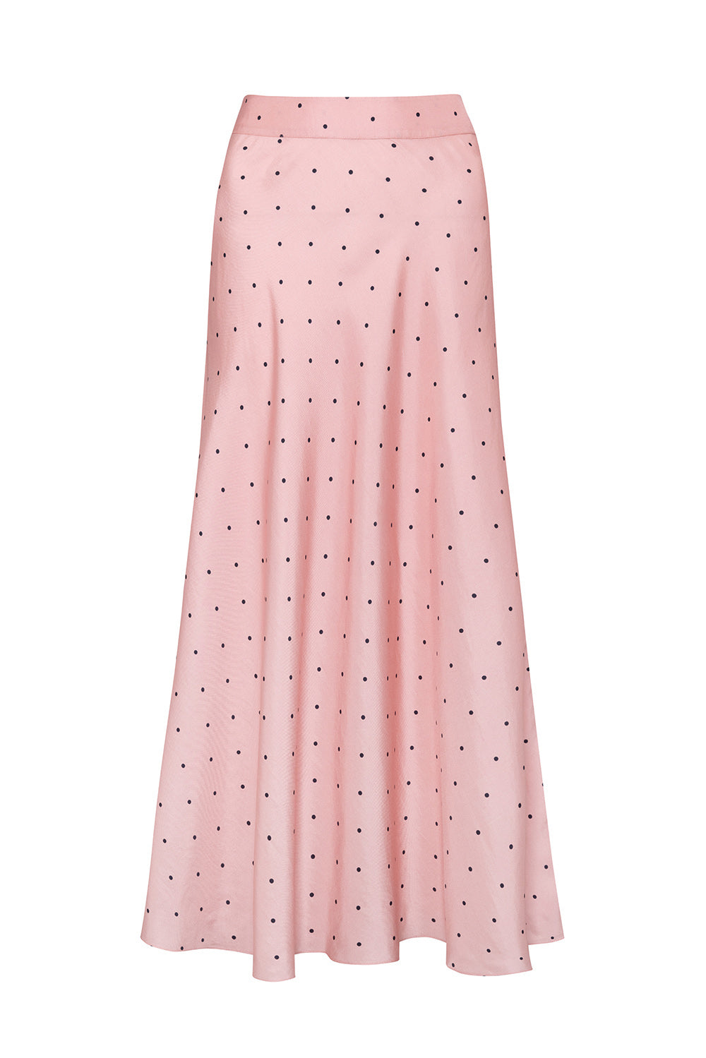 Arabella Pink & Navy Polka Dot Skirt