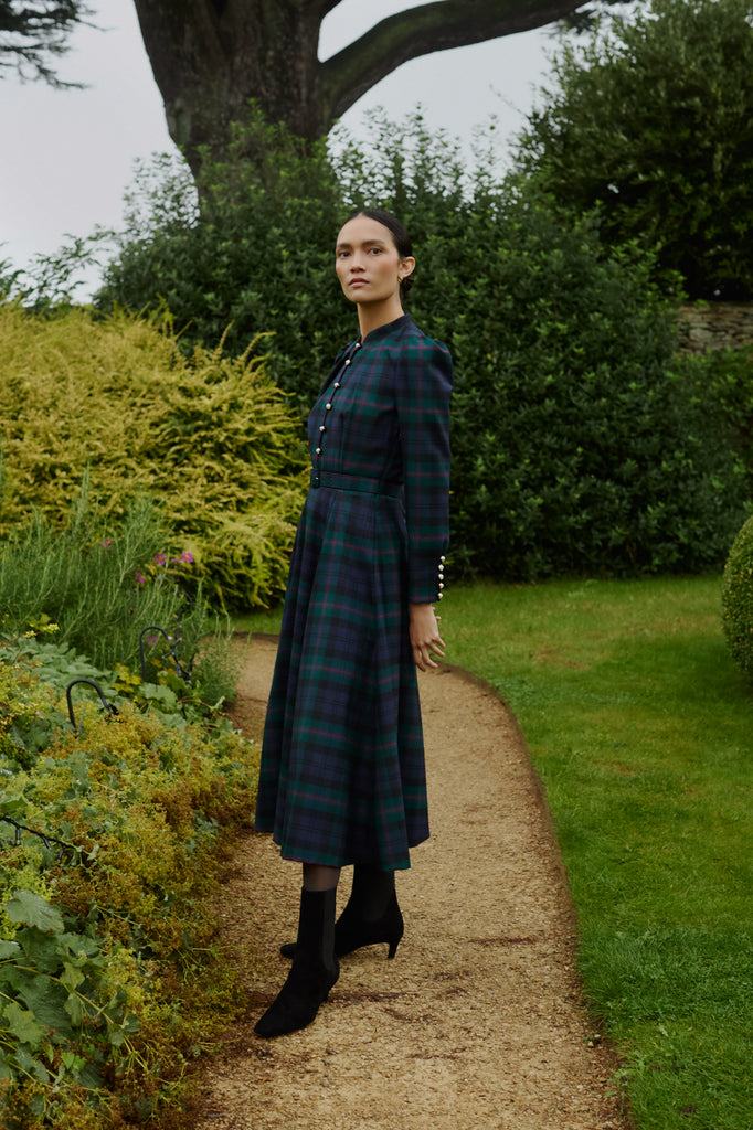 Ahana Tartan Dress