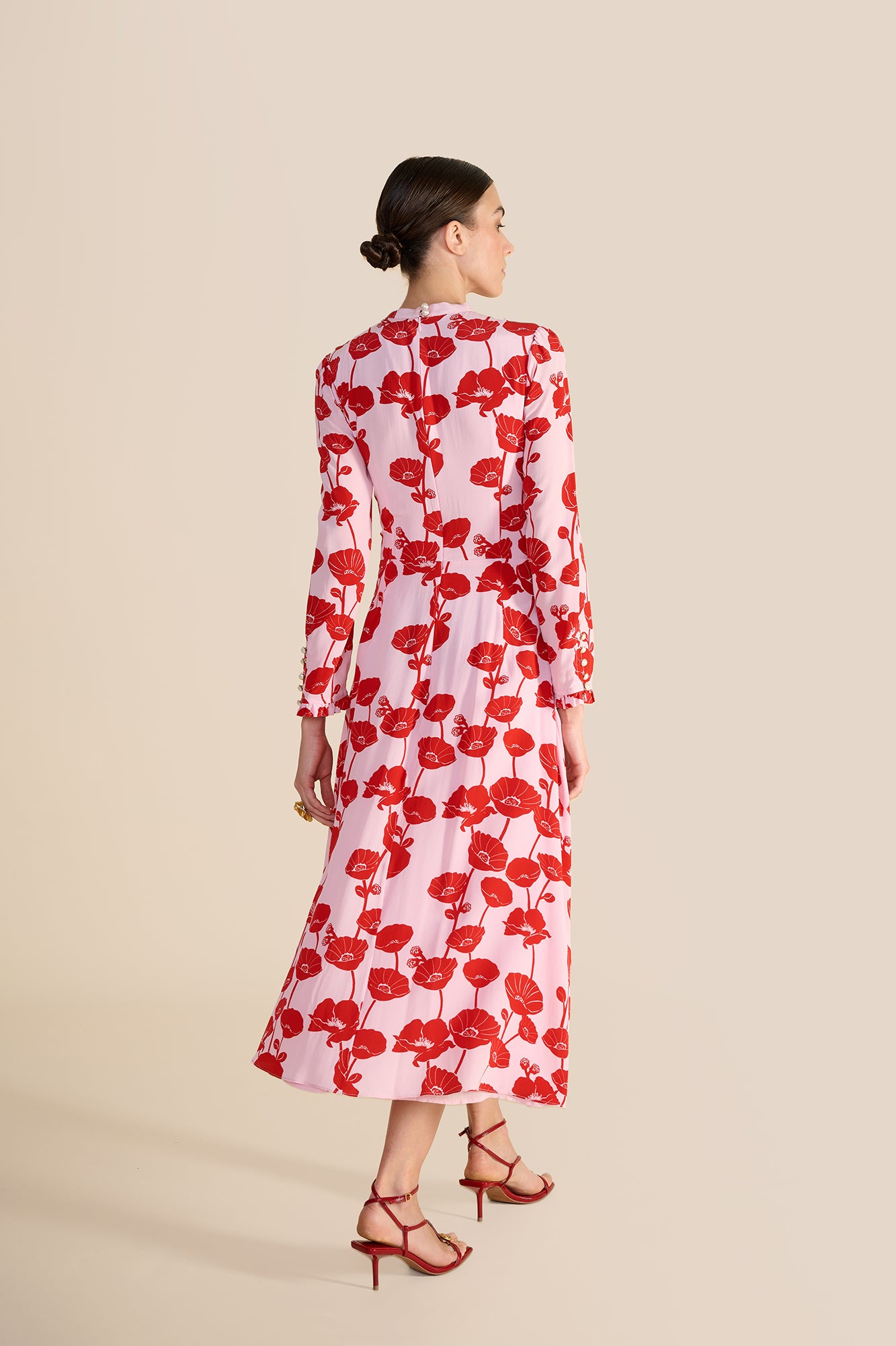 Christina Pink Poppy Dress