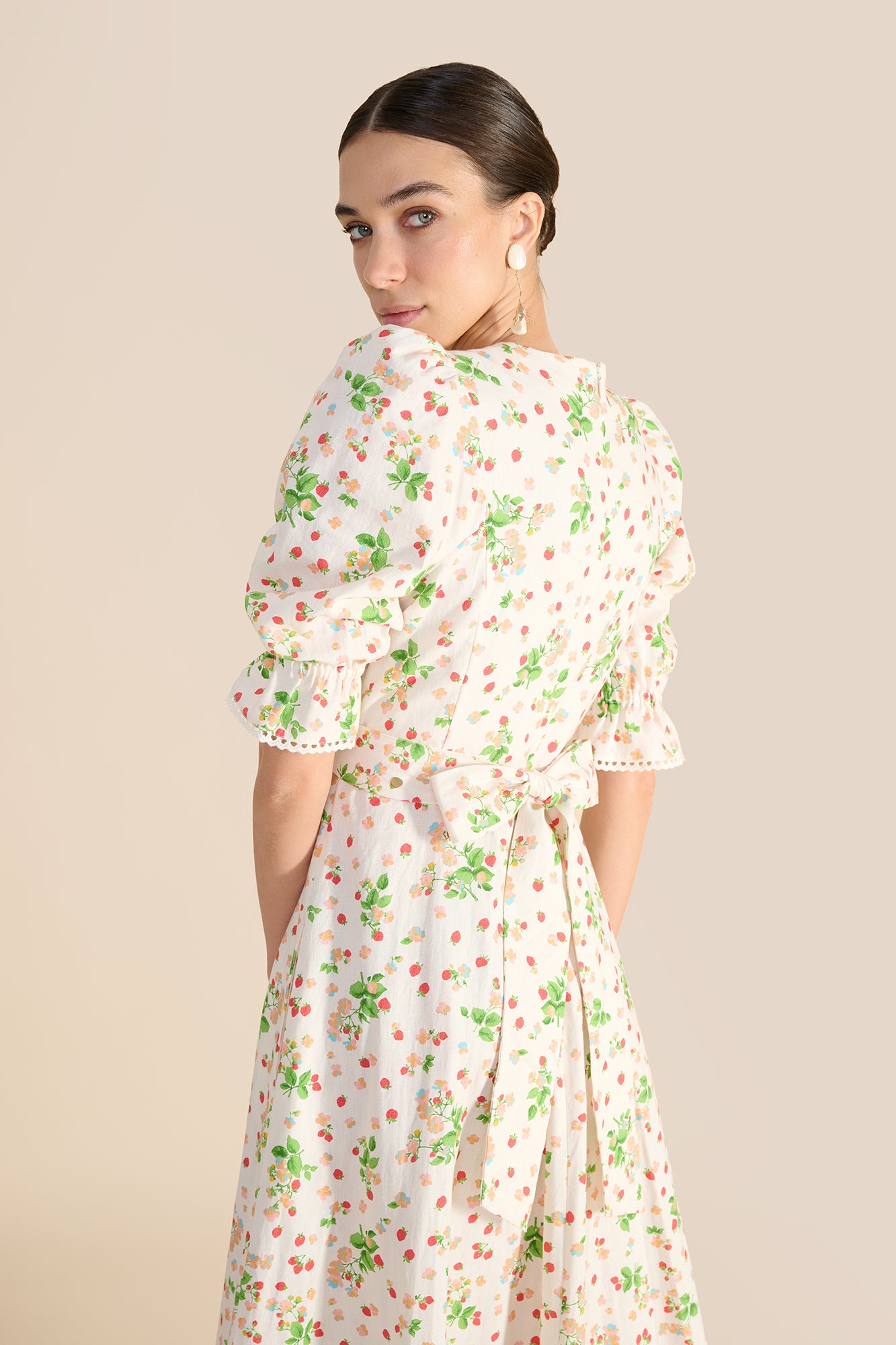 Flora Strawberry Dress