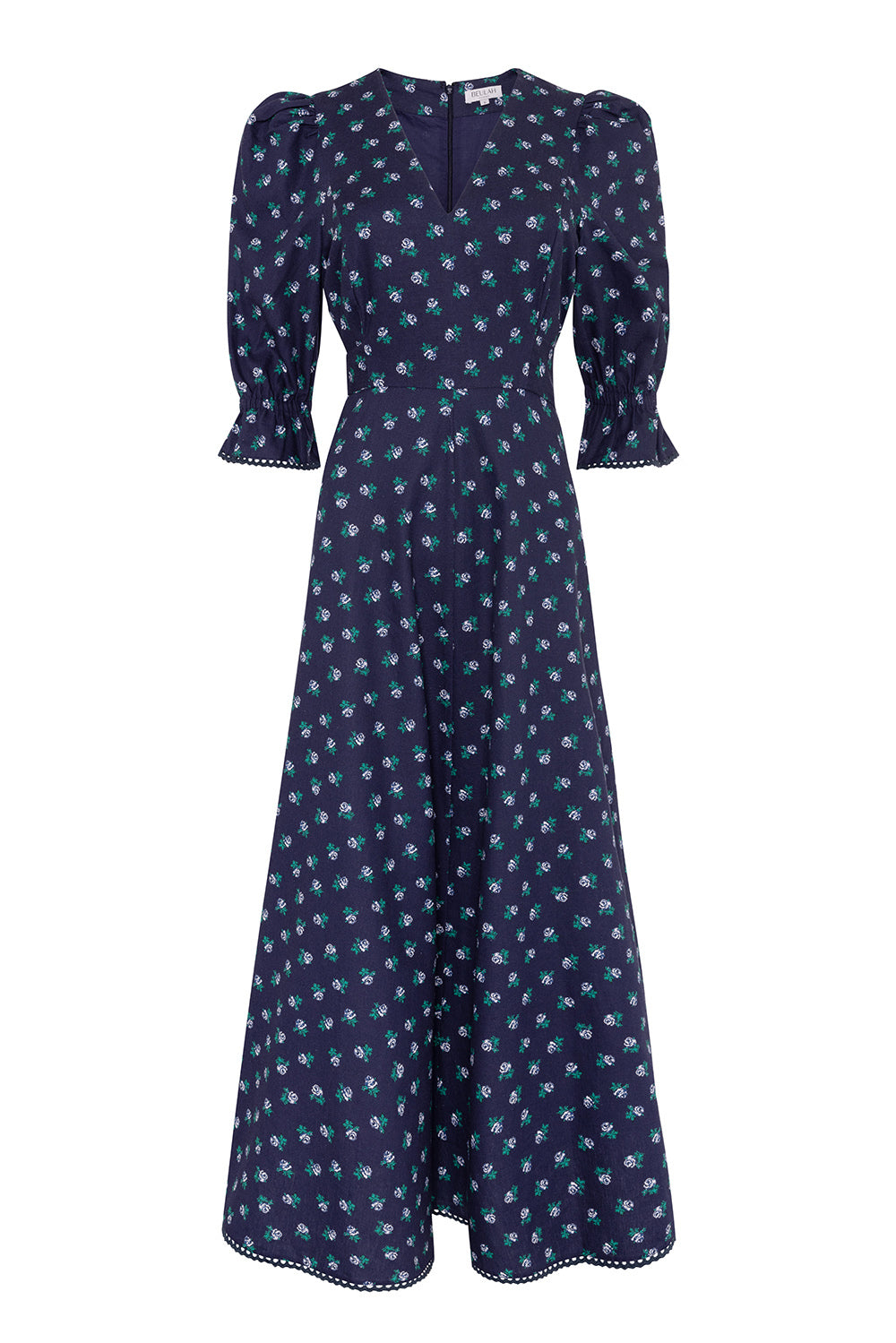 Flora Bud Navy & White Dress