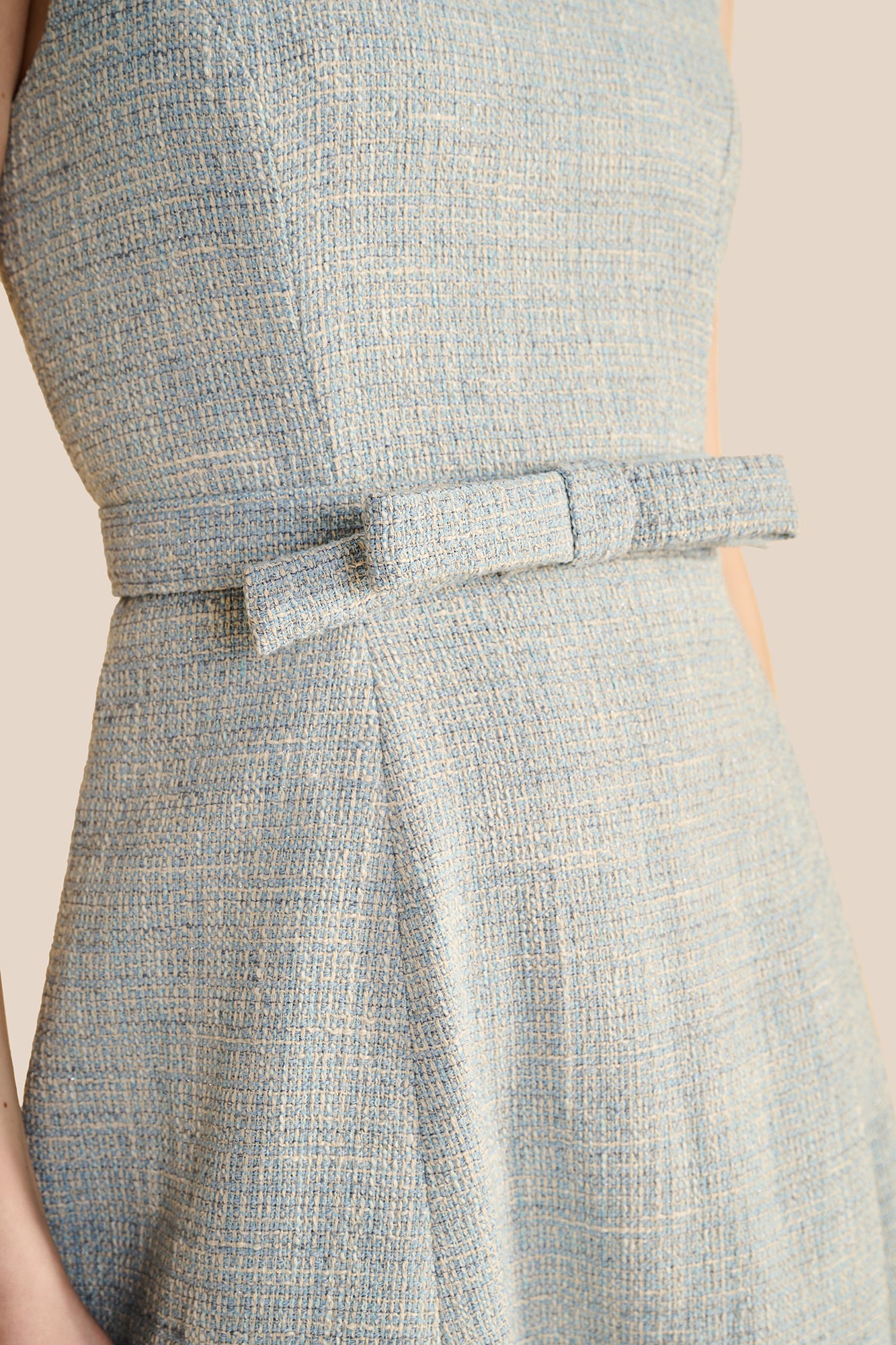 Juliet Pale Blue Boucle Dress