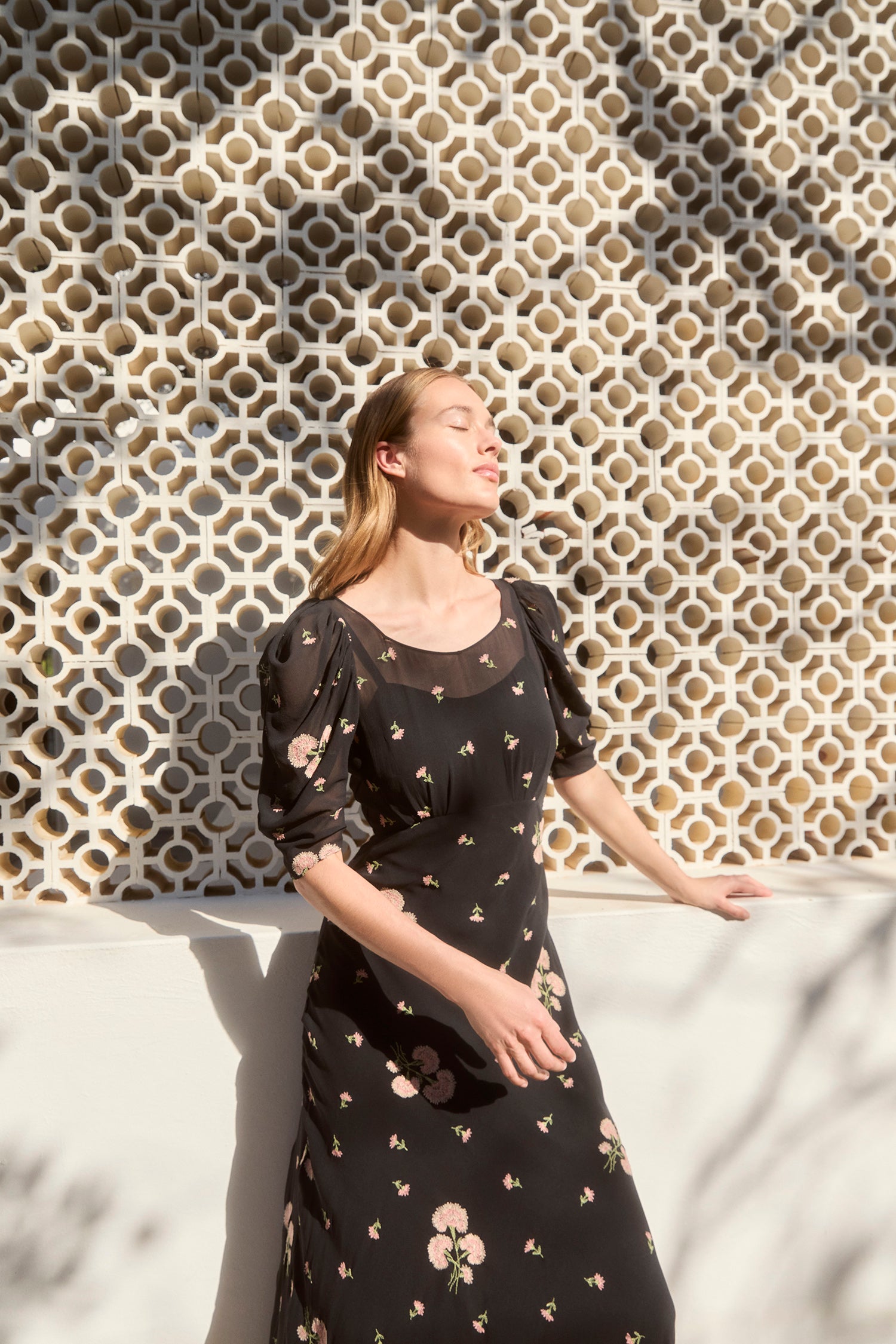 Paloma Dandelion Embroidery Dress