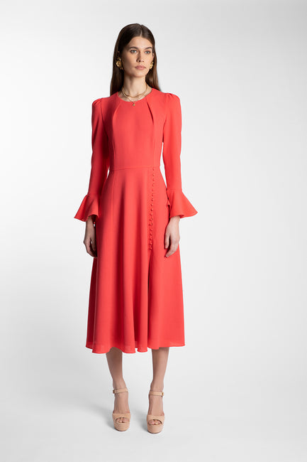 Yahvi Coral Dress – Beulah London